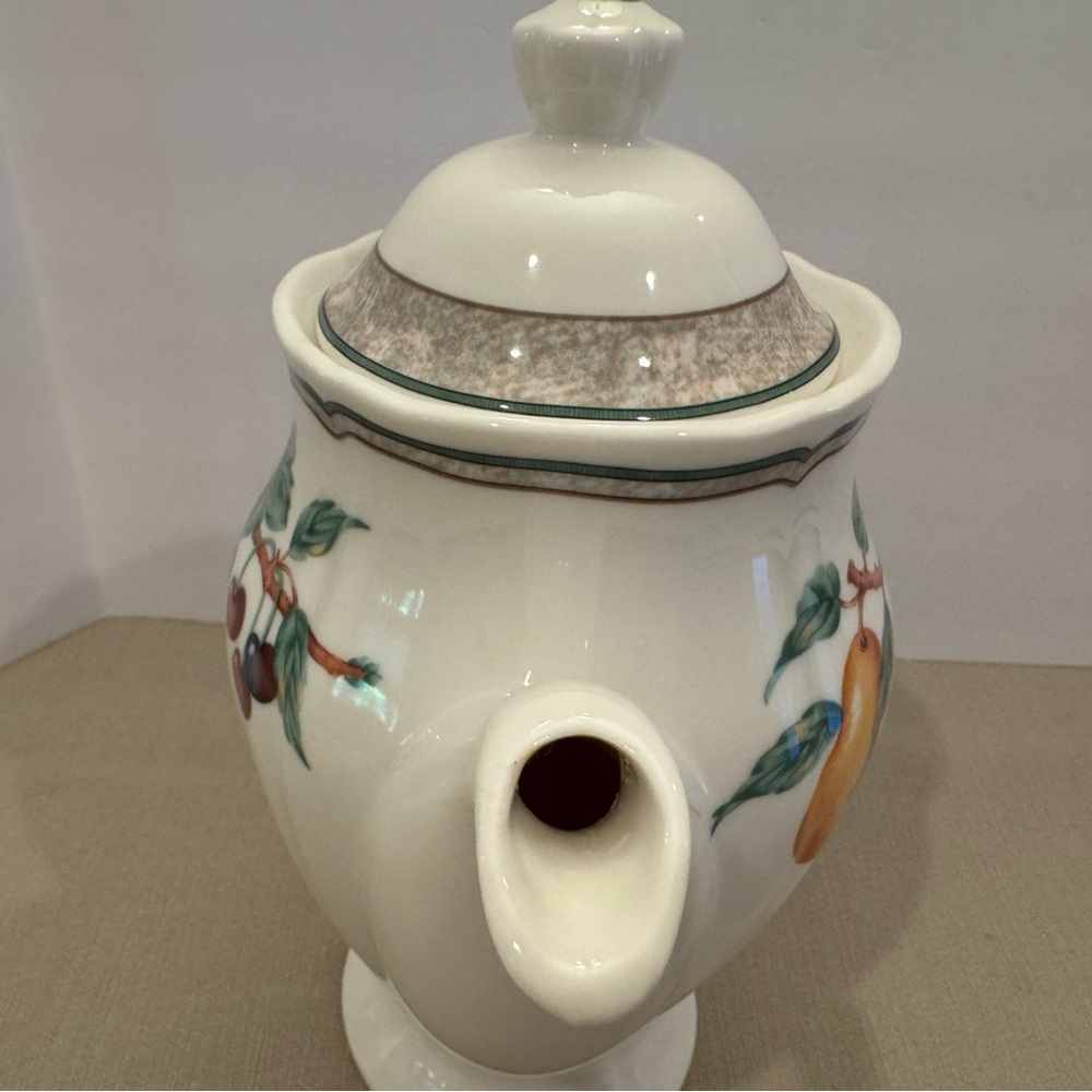 Vintage Noritake Homecraft Orchard Estate Coffee or Tea Pot with Lid 9236 RARE - Picture 10 of 16